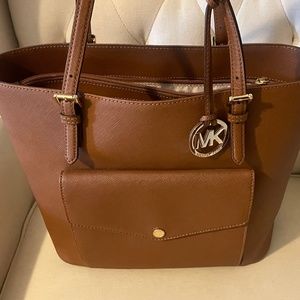 Michael Kors Jet Set Travel Large Shoulder Tote Bag Handbag Purse